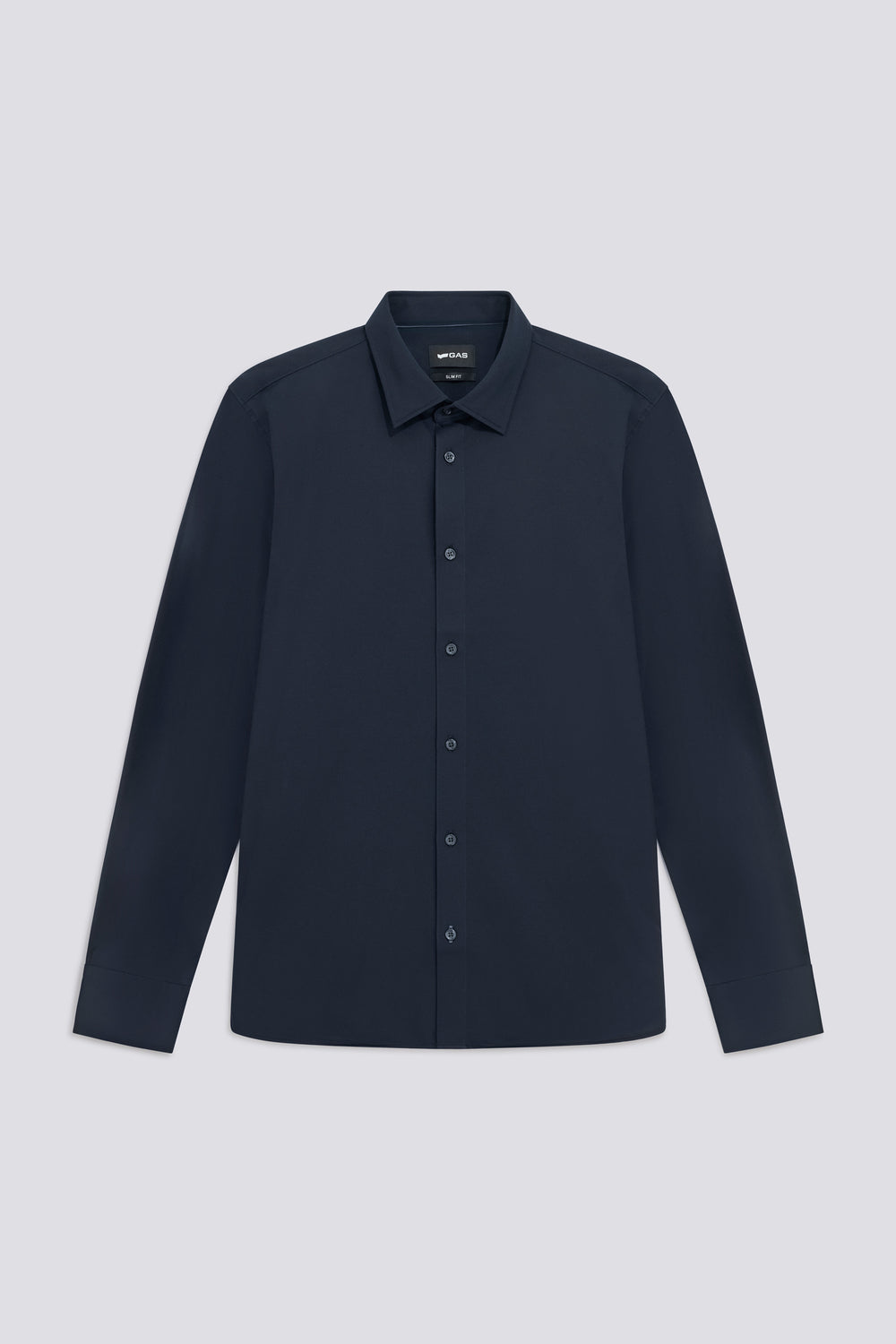 N. KIN/S 4706 - Men's slim fit blue shirt - secondary image