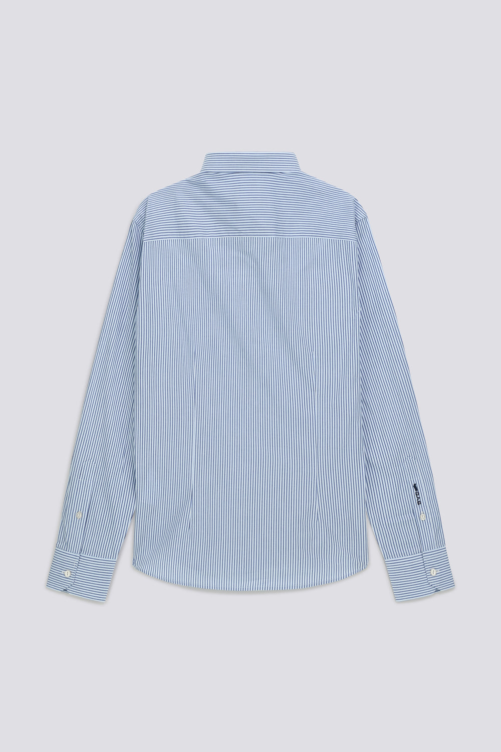 N. KIN/S ST31 - Slim fit men's light blue striped shirt - secondary image