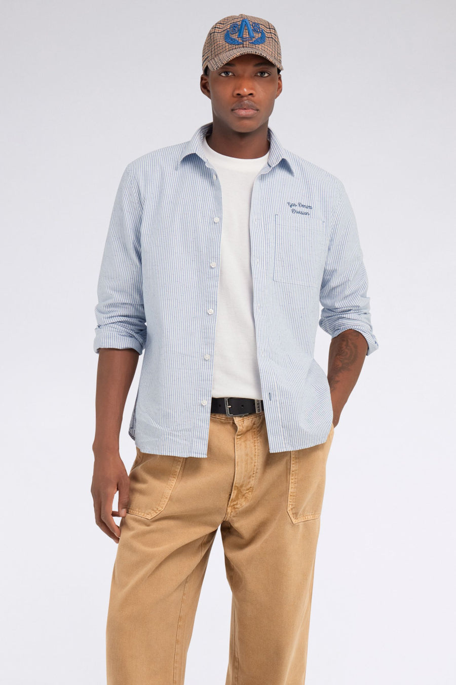 N.GHILL/R ST06 - Herrenhemd Regular Fit mit Streifenmuster - main image