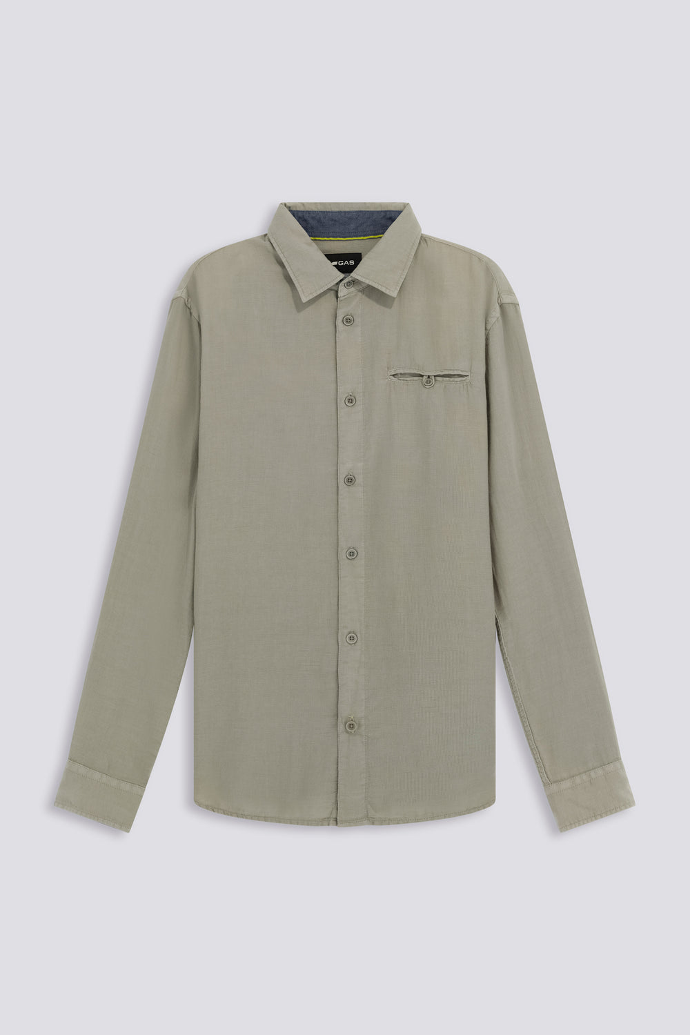 RIVIERA CF WELT 3930 - Camicia uomo regular fit verde - secondary image