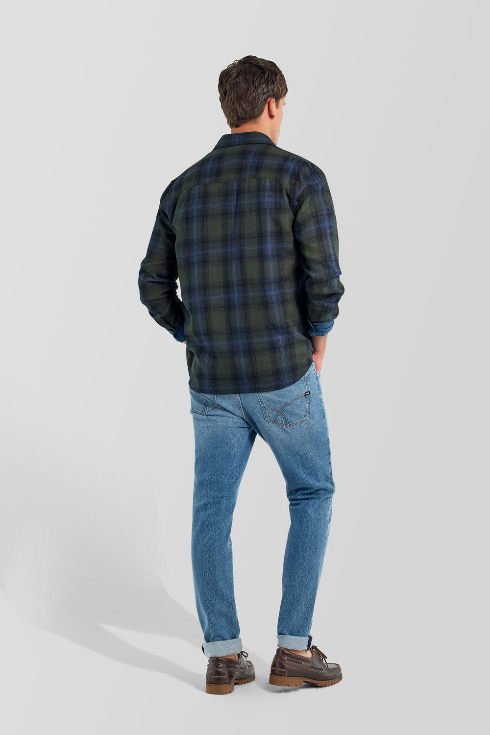 NOLL WK SHIRT CK09 - Férfi hosszú ujjú, regular fit, kockás ing - secondary image