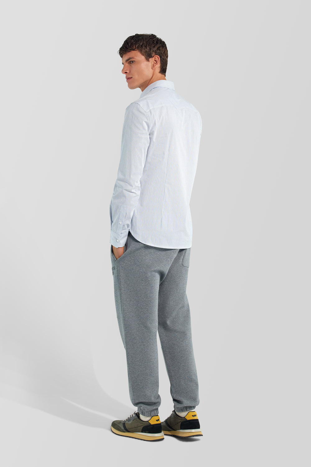 KIN/S ROUND ST06 - Herren Slim-Fit Hemd mit langen Ärmeln und Streifen - secondary image
