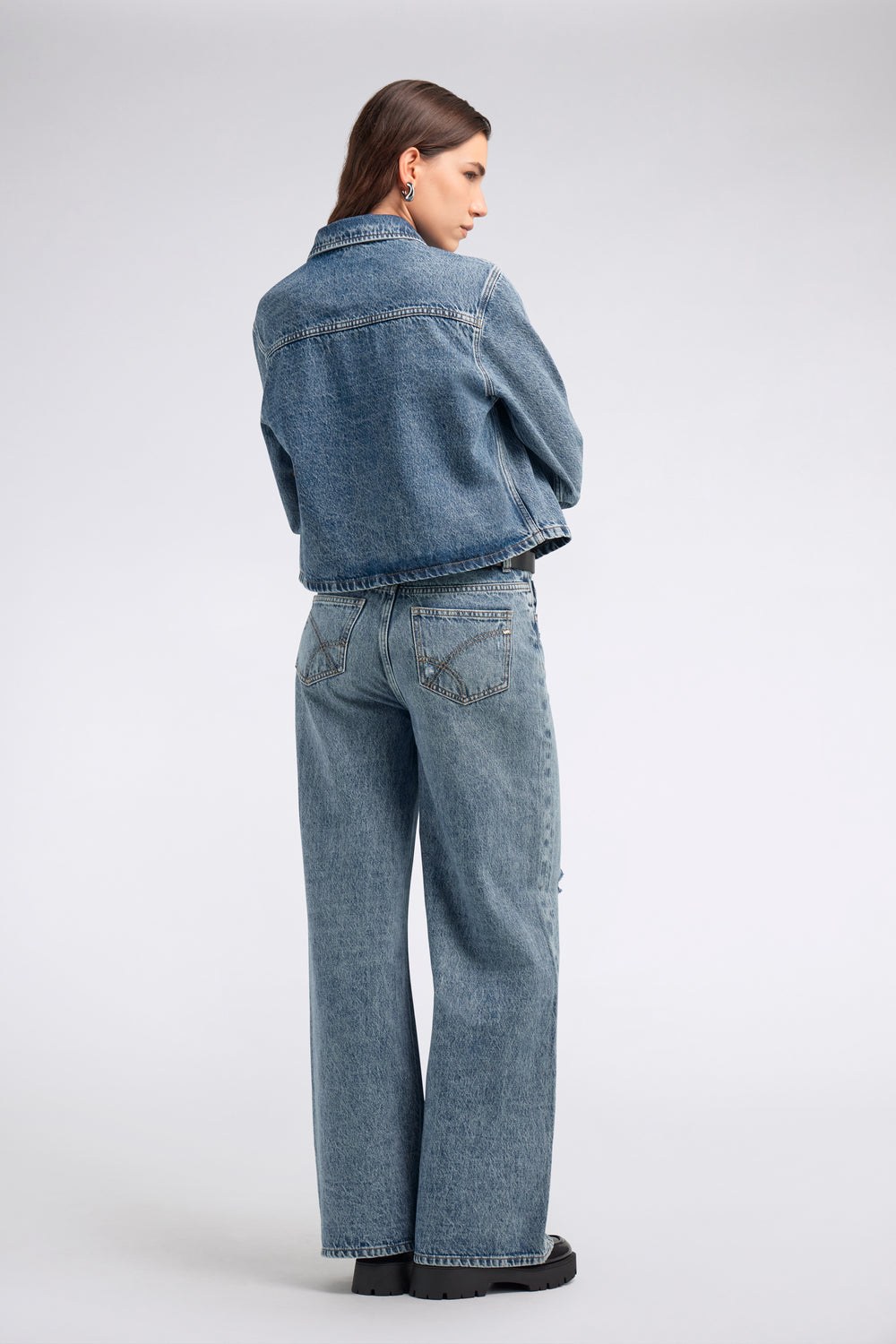 MARTIN SHIRT CROP 56MM - Women's Cropped Shirt Relaxed Fit - secondary image