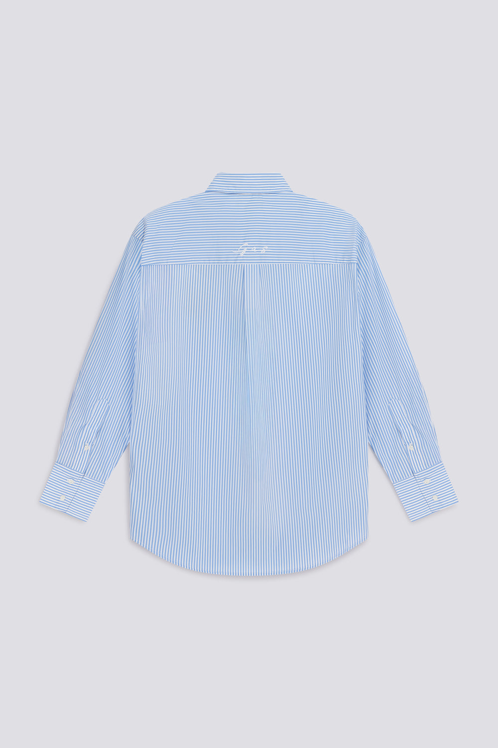 KAELY POCKET ST06 - Women's Comfort Fit Blue Striped Shirts - secondary image