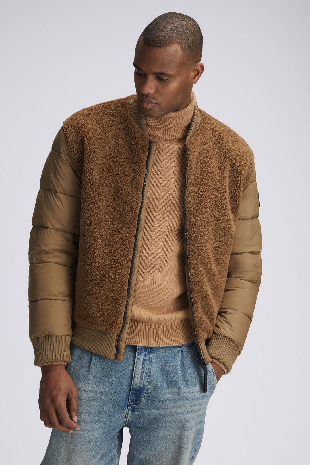 Jeans Zara Uomo Collo Alto Bottoni Maglioncino Con Collo Alto