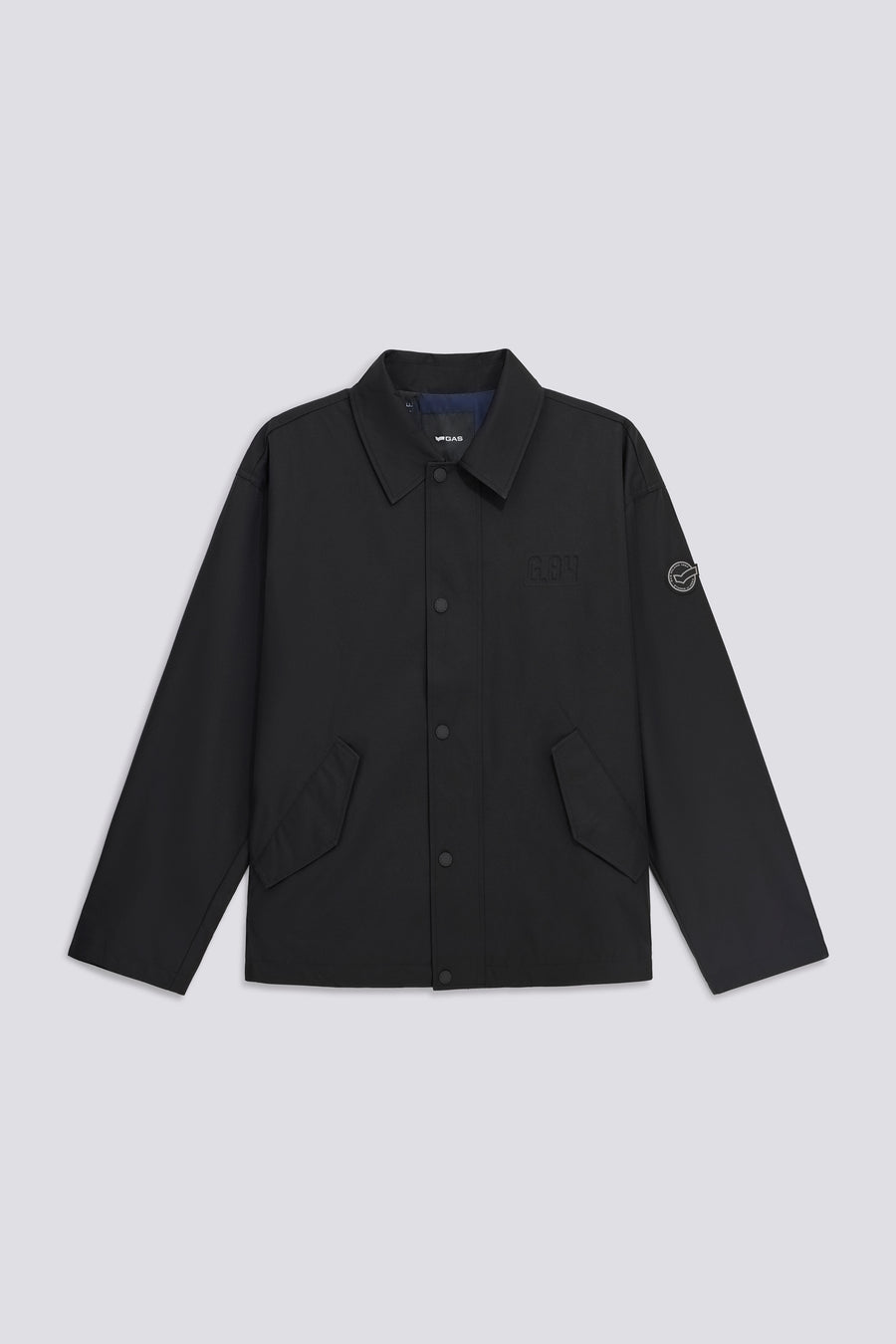 AKIRA JACKET 0200 - Men's black relaxed fit jacket - main image