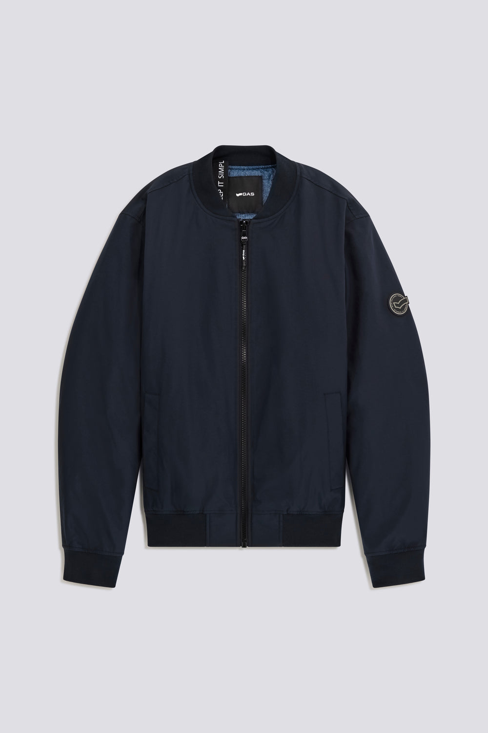NIK BOMBER 4706 - Men's Comfort Fit Bomber Jacket in Blue - secondary image