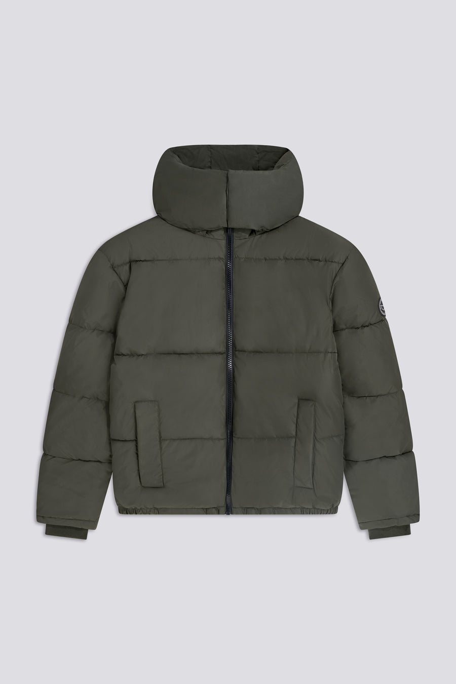 CAVIR 3649 - Men's Regular Fit green hooded jacket - main image