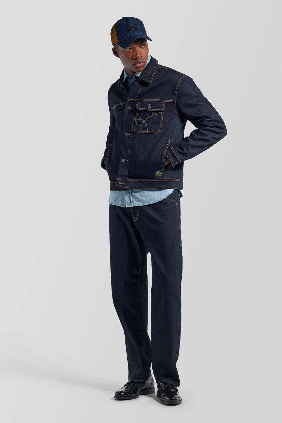 FRANK JACKET WK 10FO - Men's regular fit denim jacket - main image