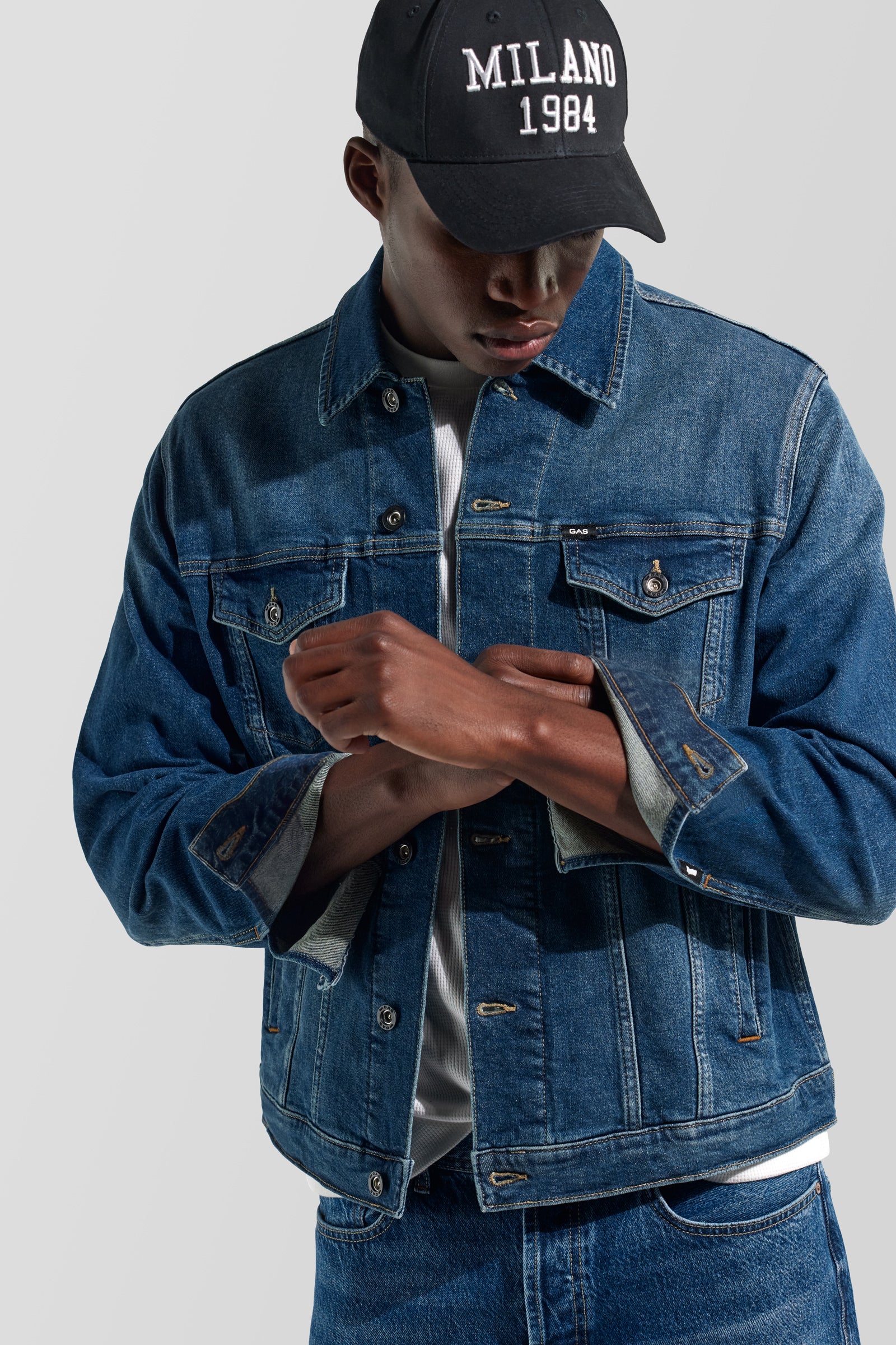 Men's slim fit denim jacket OKLAHOMA 14MM – GAS Jeans
