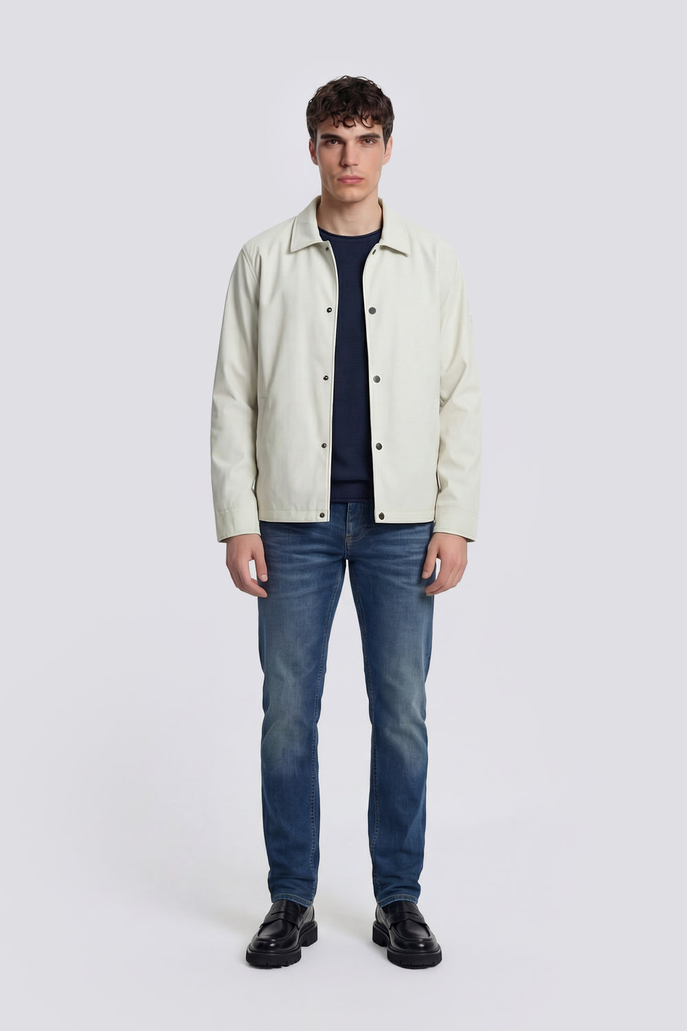 COHEN W. 3006 - Giacca uomo regular fit bianca - secondary image