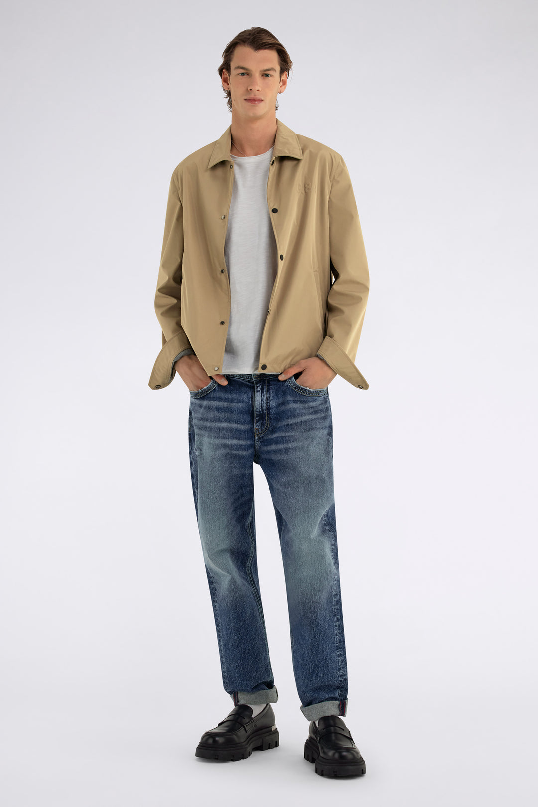 COHEN Giacca camicia uomo in tessuto tecnico – GAS Jeans