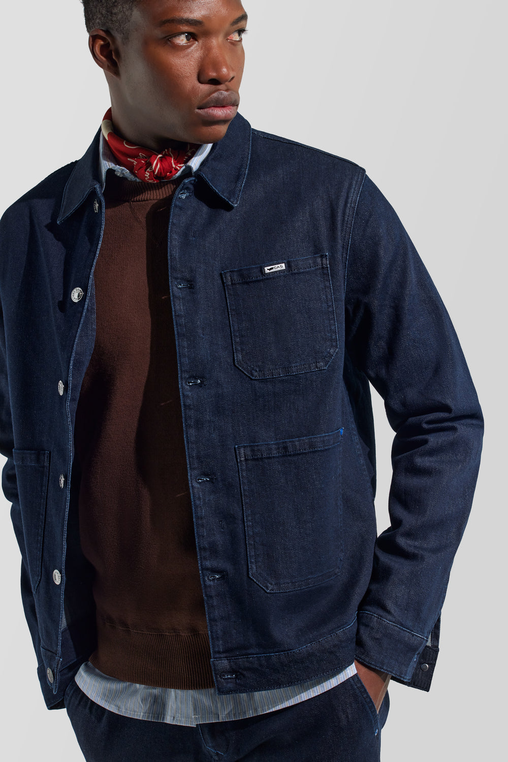CONRAD WK 10RO - Men's regular fit denim jacket - secondary image