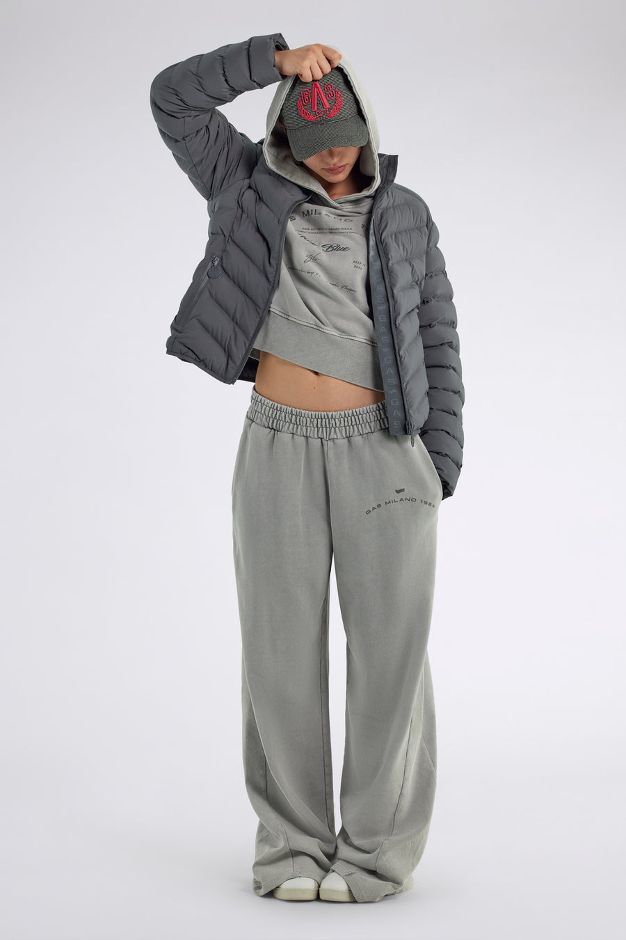 NYLAW S. SEAM. 2937 - Women's Slim Fit Gray Bomber - main image