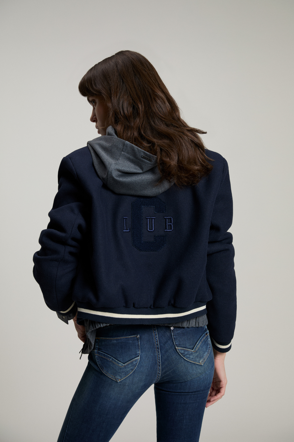 TARYN BOMBER 4707 - Damenjacke Regular Fit Blau - secondary image