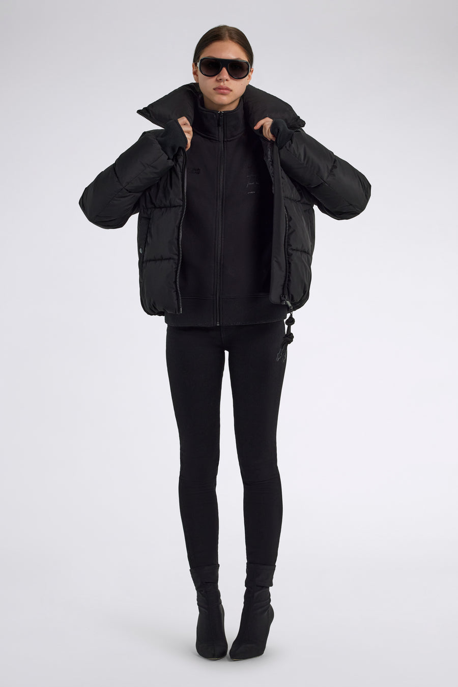 LIA PADDED JACKET 0200 - Women's Slim Fit Bomber Black - main image