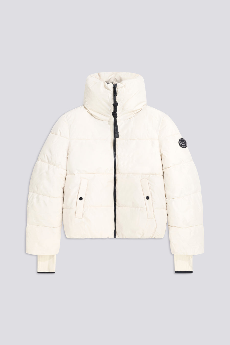 LIA PADDED JACKET 1298 - Women's White Slim Fit Bomber - main image