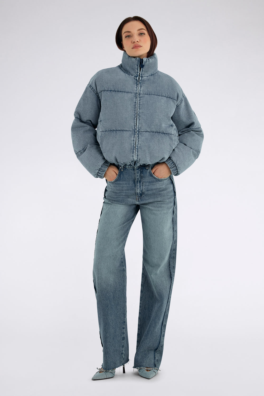 KIARA 06ML - Bomber aus Denim für Damen Relaxed Fit - secondary image