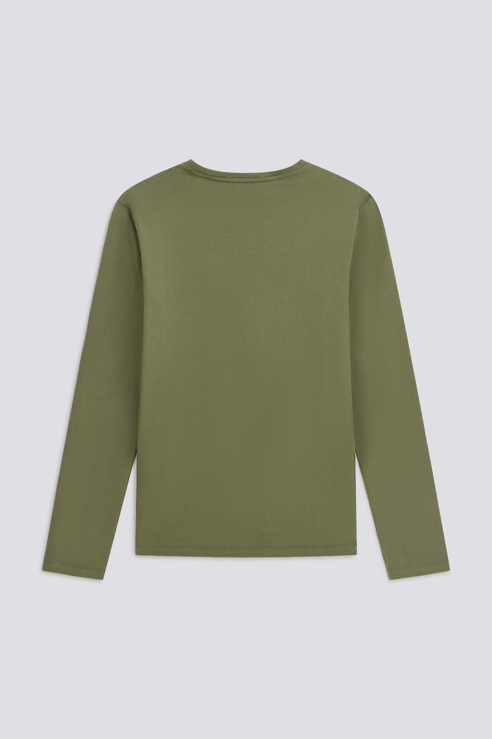 JANIS/S STR.LOGO G. 3649 - Men's green slim fit t-shirt - secondary image