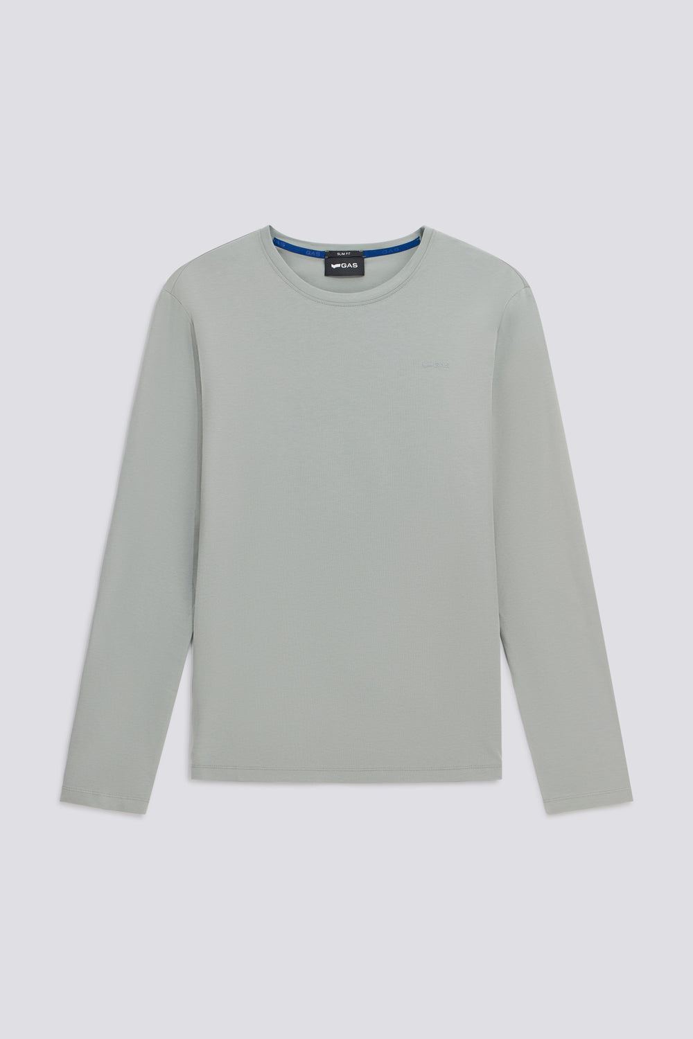 JANIS/S STR.LOGO G. 3924 - Men's Slim Fit Gray T-shirt - secondary image