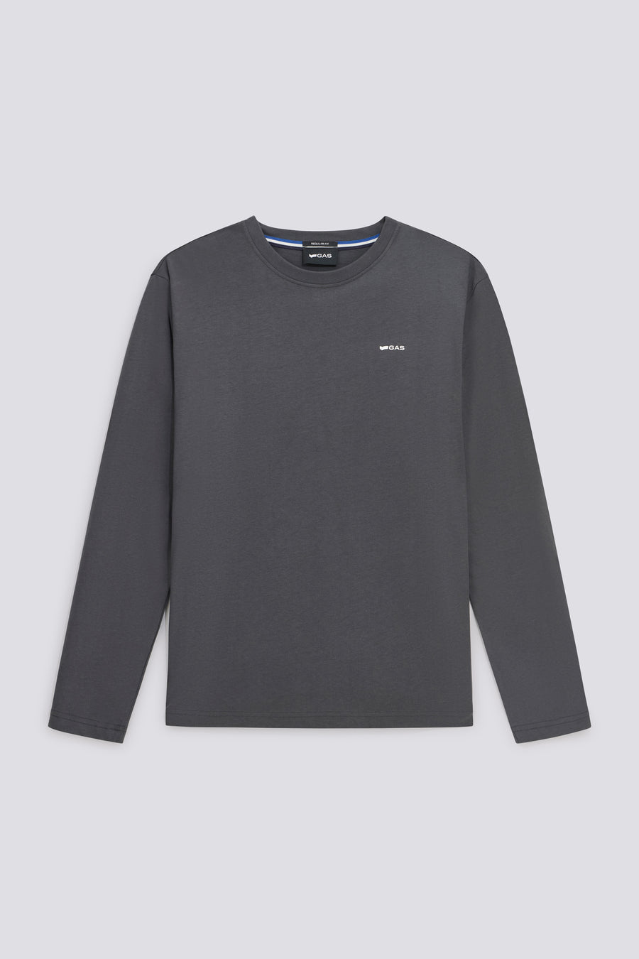 DHARIS M/L LOGO G. 3920 - Men's Regular Fit Gray T-shirt - main image