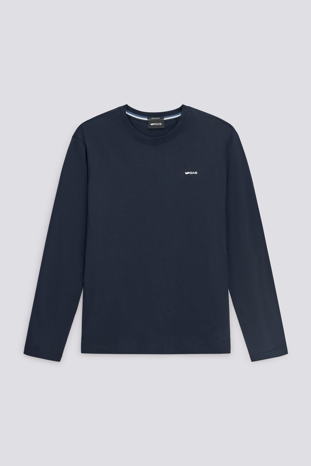 DHARIS M/L LOGO G. 4706 - Men's regular fit blue t-shirt - secondary image