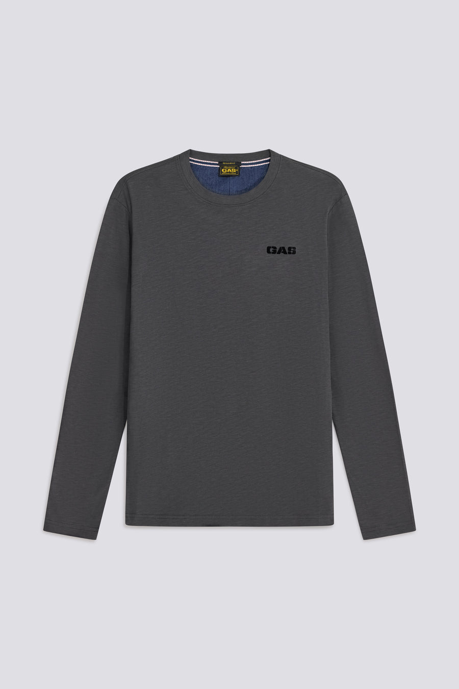 DHARIS M/L HER. 3920 - Men's long sleeve gray T-shirt Regular Fit - main image