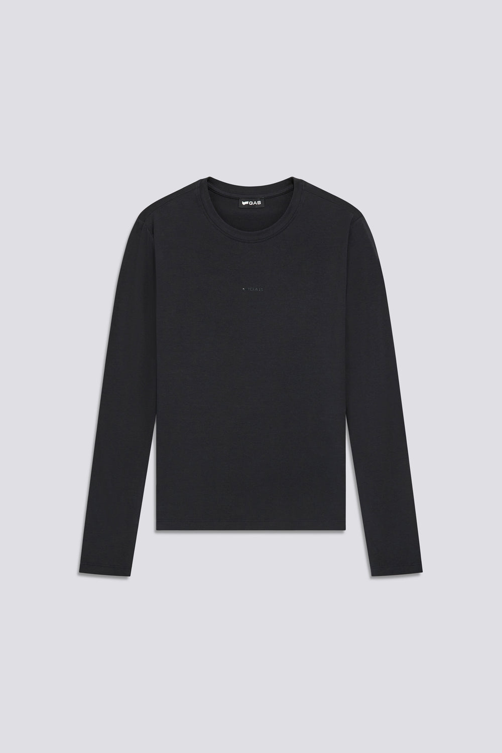 HANIKE M/L LOGO G.S. 0200 - Women's long sleeve slim fit black t-shirt - secondary image