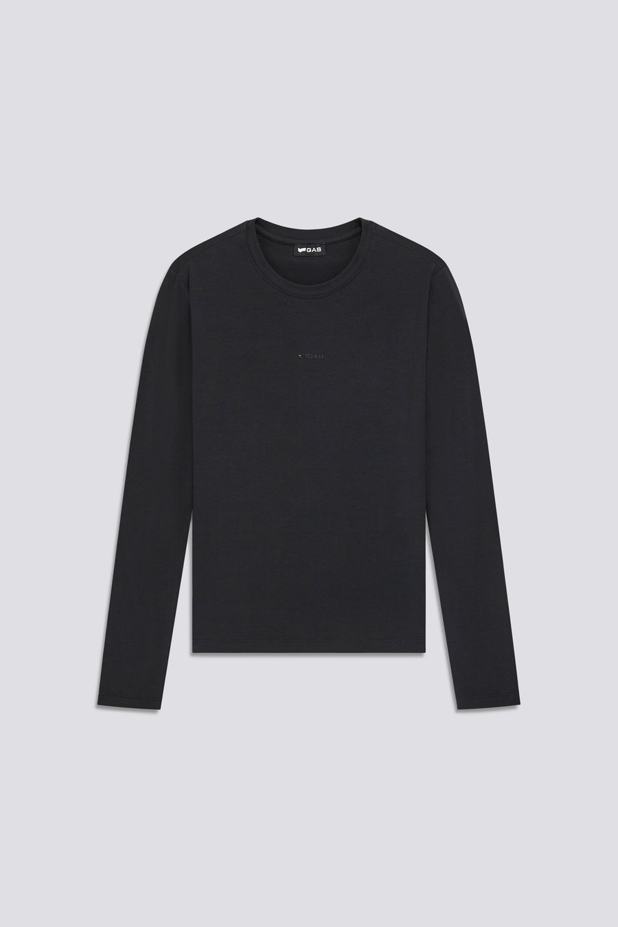 HANIKE M/L LOGO G.S. 0200 - Women's long sleeve slim fit black t-shirt - main image