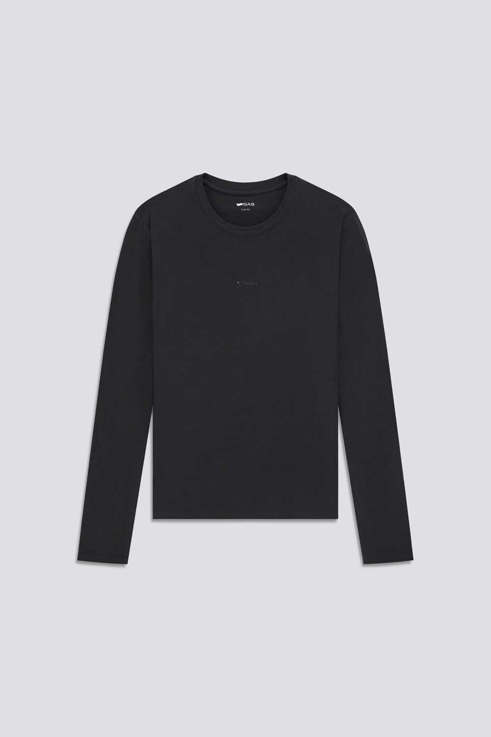 HANIKE M/L LOGO G.S. 0200 - Women's long sleeve slim fit black t-shirt - secondary image