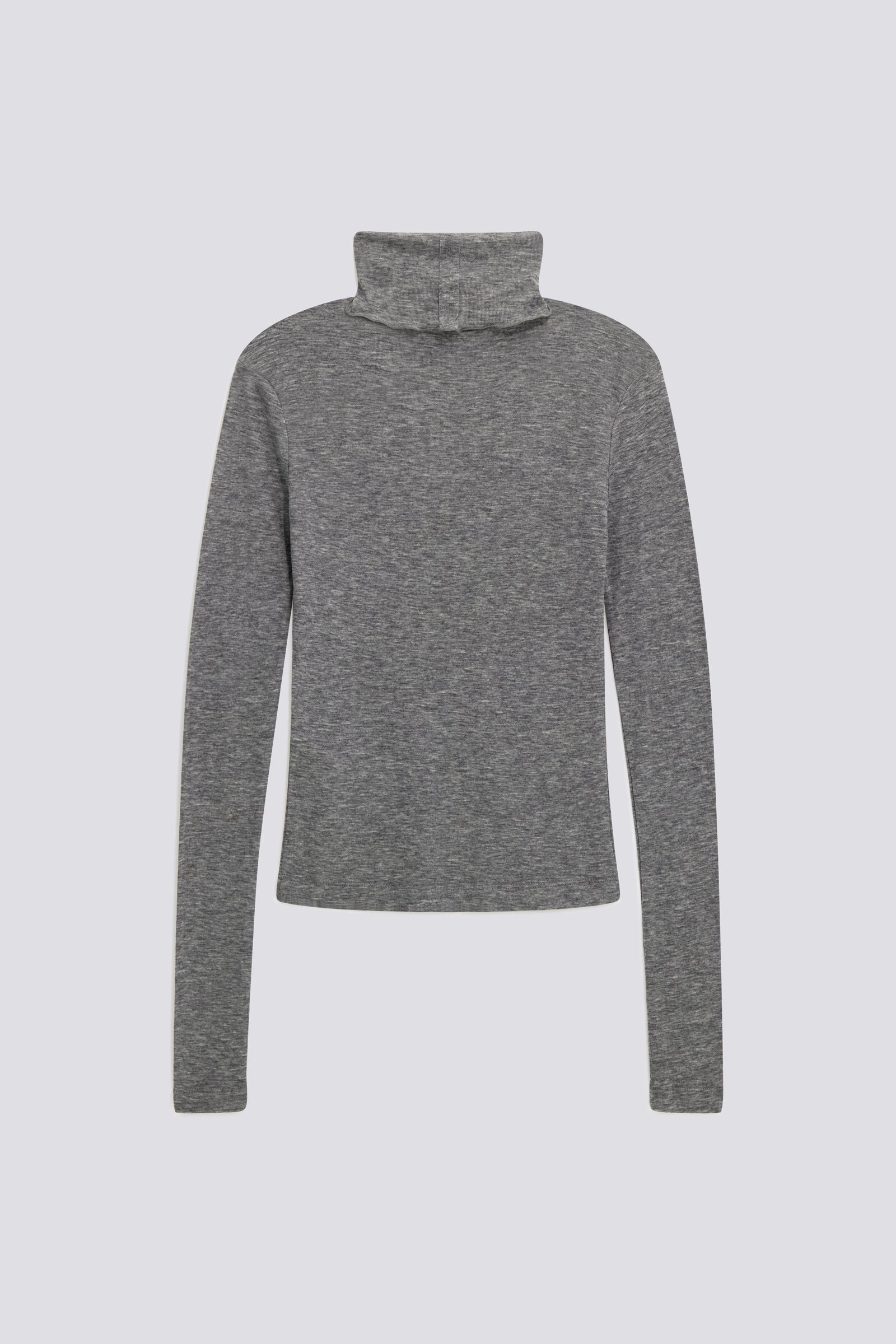 Women's long sleeve slim fit gray t-shirt HANIKE NECK M/L