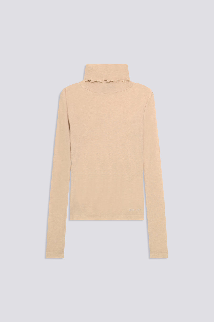 HANIKE NECK M/L"GAS" 4846 - Women's beige slim fit long sleeve T-shirt - main image