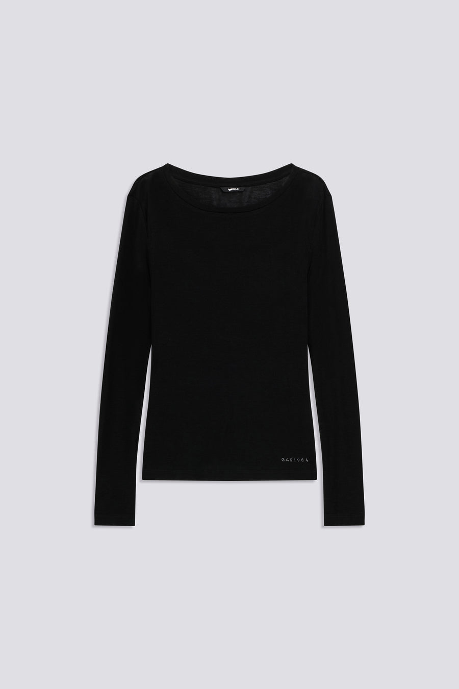 HANIKE W.M/L"GAS" 0200 - Women's long sleeve slim fit black t-shirt - main image