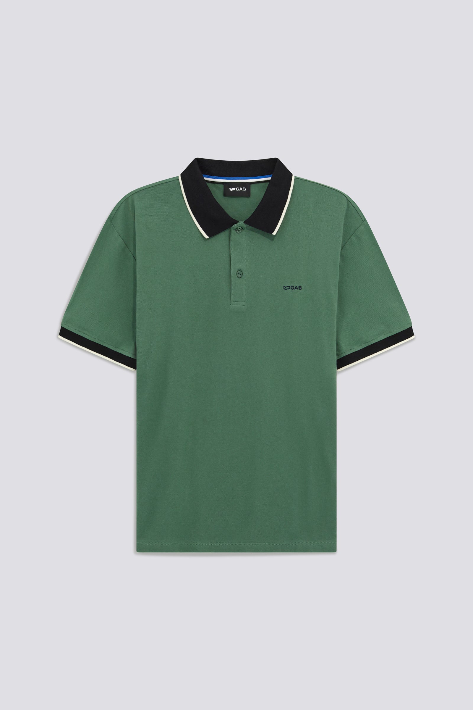 スリムフィット メンズ ポロシャツ グリーン RALPH/S RIB STR. 3674