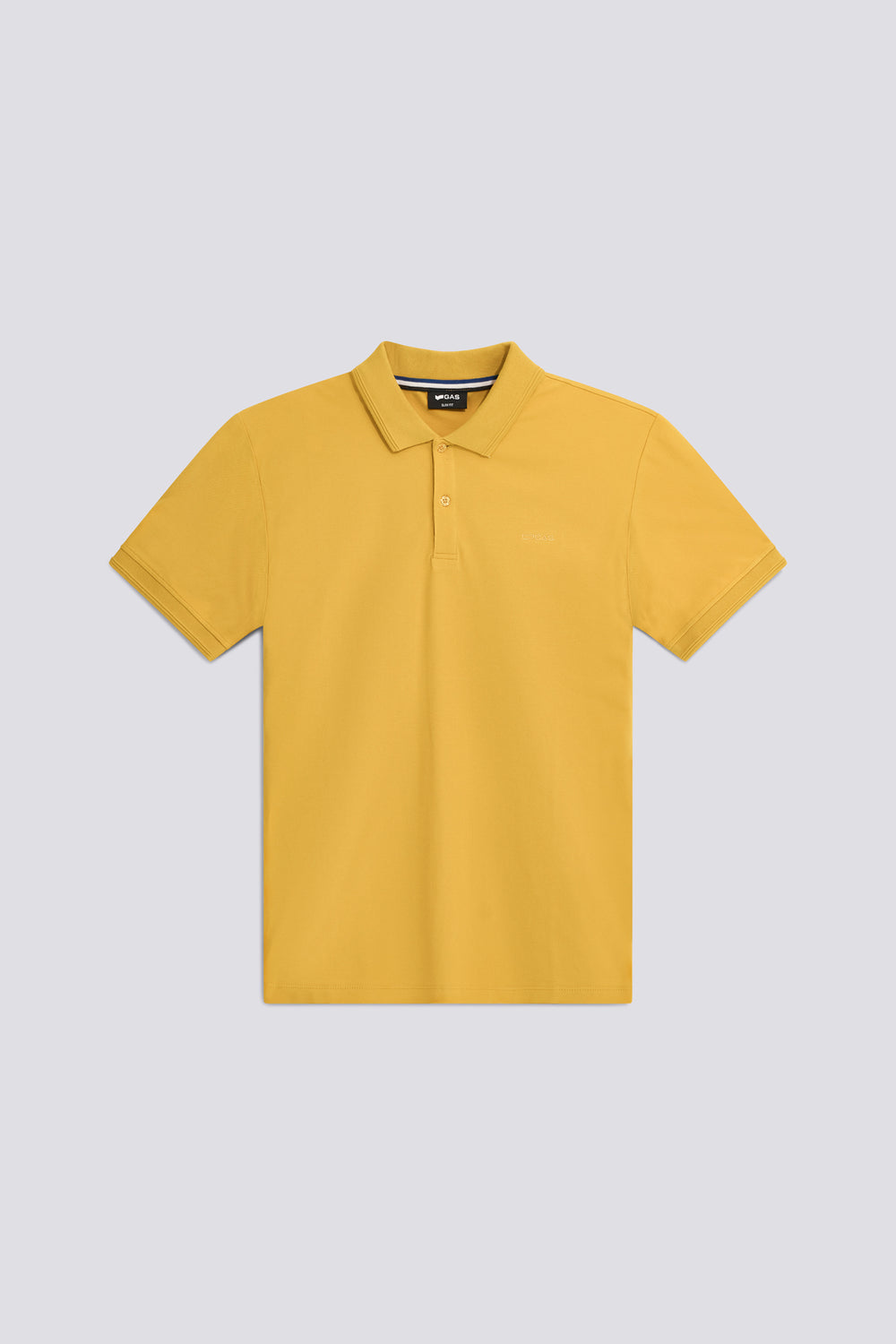 RALPH/S EMB.LOGO 1473 - Men's yellow slim fit polo - secondary image