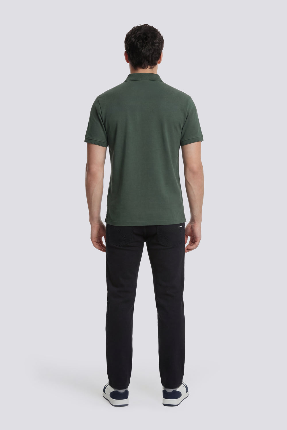 RALPH/S EMB.LOGO 3674 - Men's Slim Fit Green Polo - secondary image