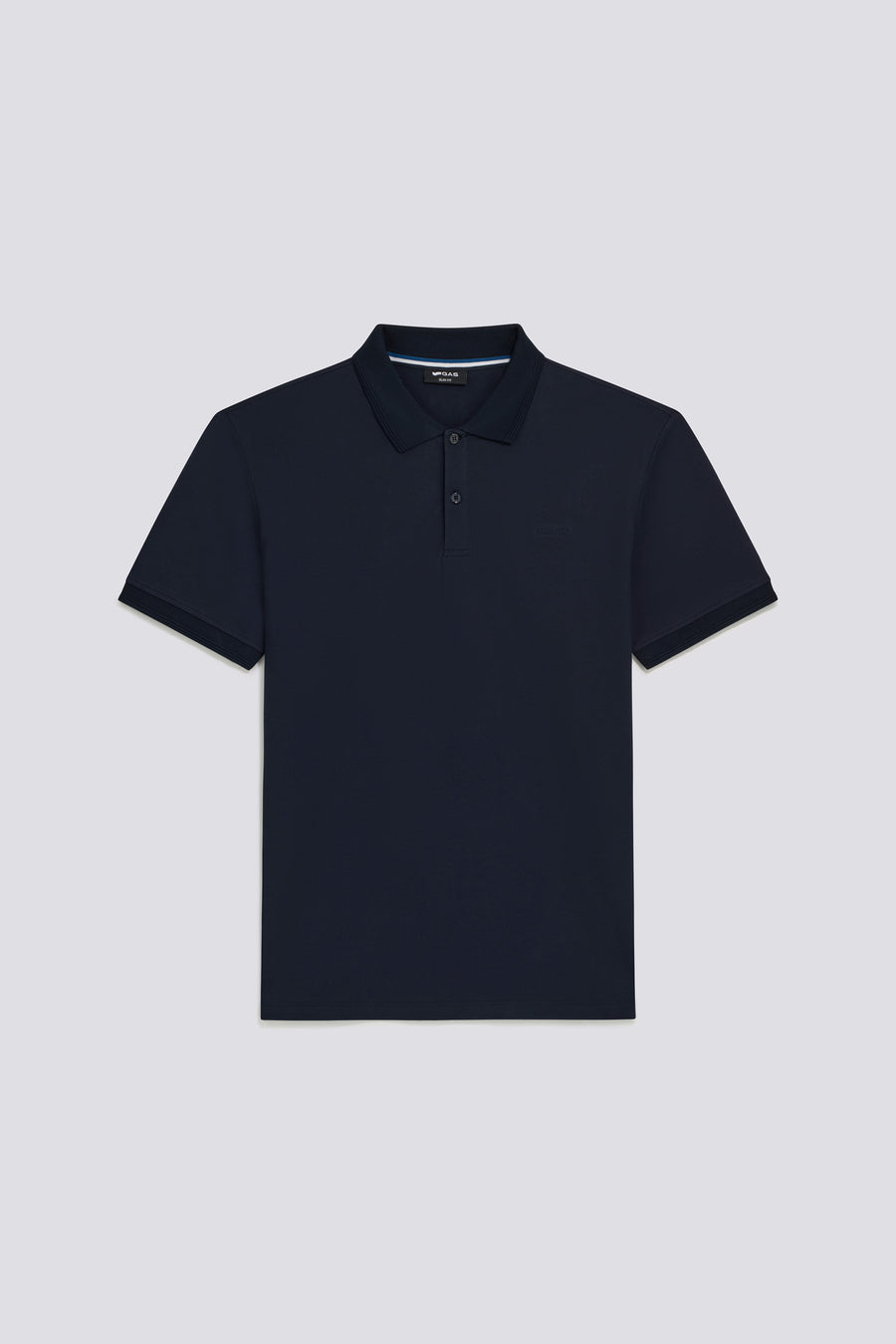 RALPH/S EMB.LOGO 4706 - Men's slim fit blue polo - main image