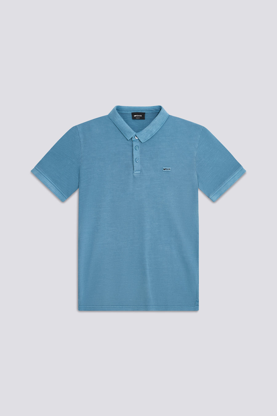 RALPH S/TAPE 1706 - Slim fit men's light blue polo - main image