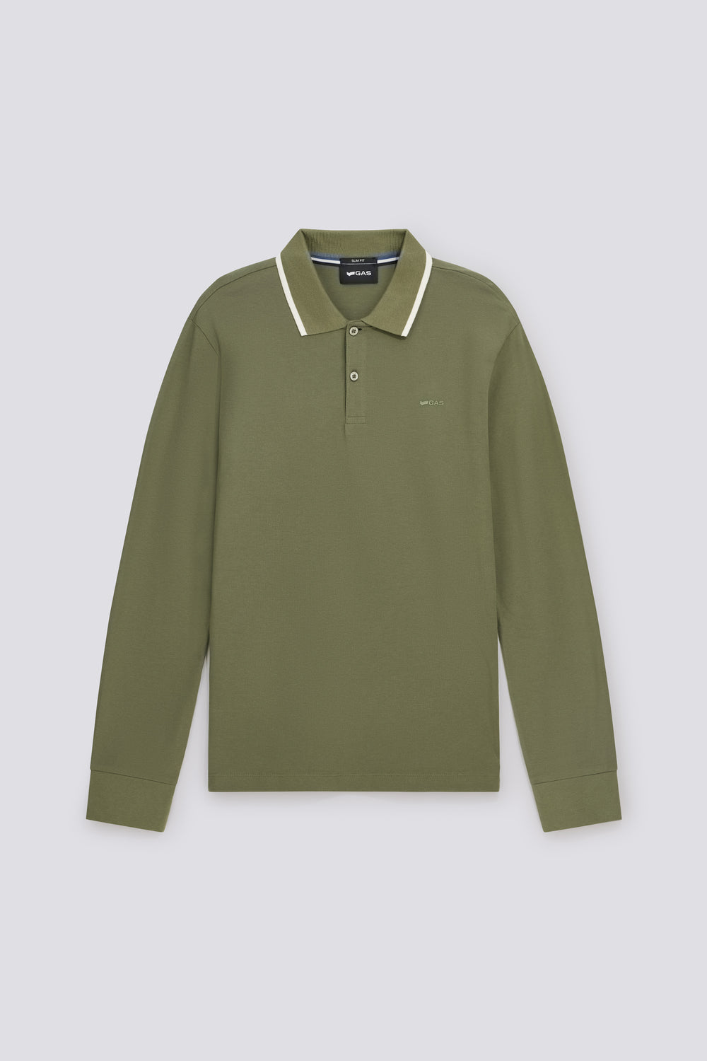 RALPH/S M/L LOGO G. 3649 - Men's Slim Fit Long Sleeve Polo Green - secondary image