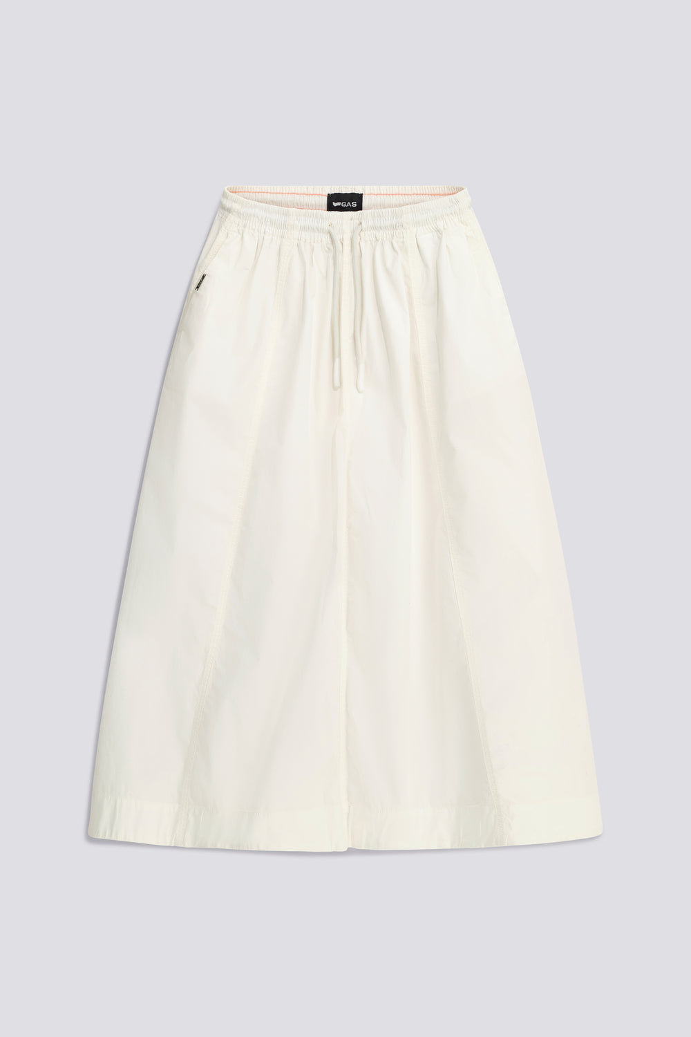 PETRA SKIRT 0001 - Falda mujer relaxed fit blanca - secondary image