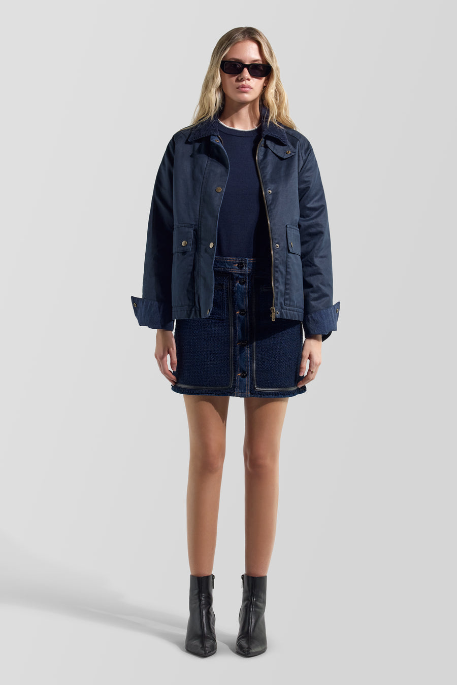 NILA SKIRT 06MM - Jupe slim en denim pour femme - main image