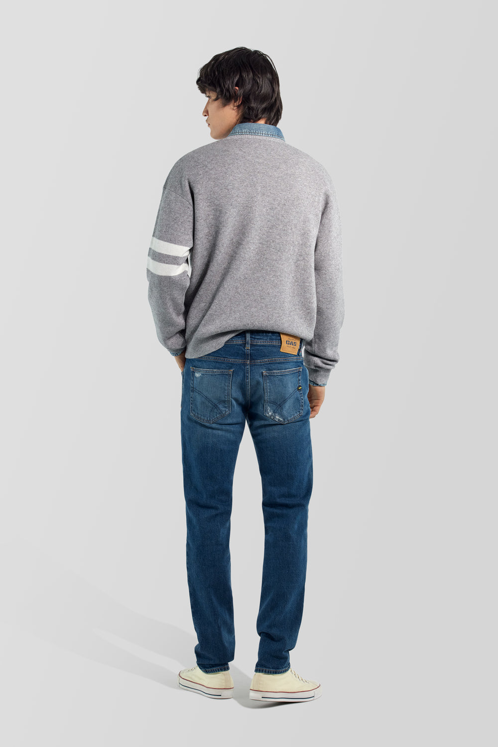 ALEX 91MD - Men's slim fit jeans Made in Italy - secondary image