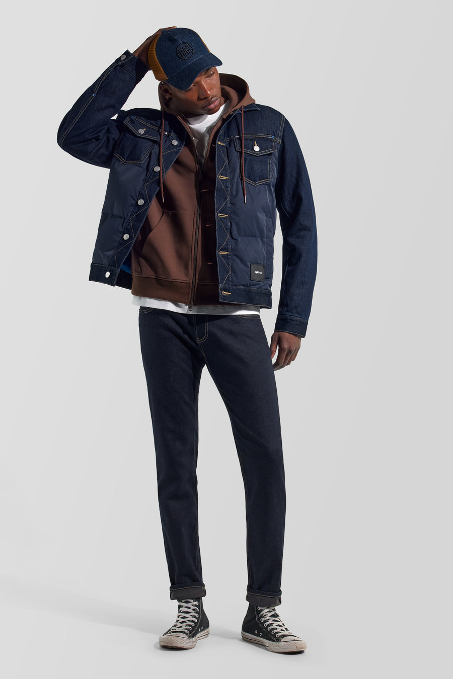 ALEX 10FO - Férfi 5 zsebes slim fit farmer - main image