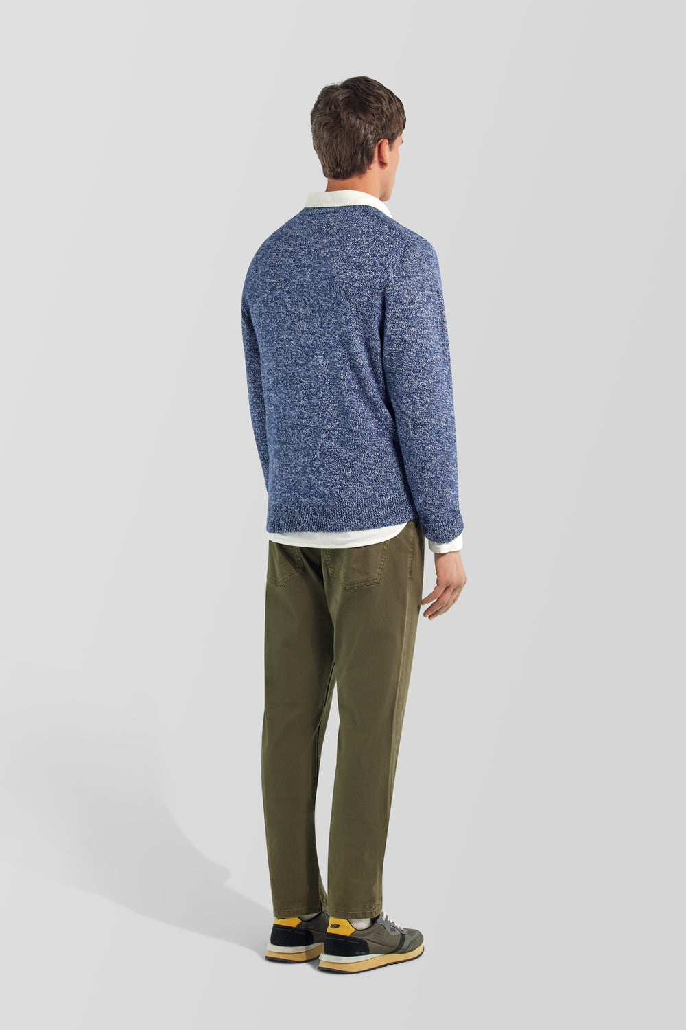 ALBERT SIMPLE RS 3653 - Men's green slim fit 5-pocket jeans - secondary image