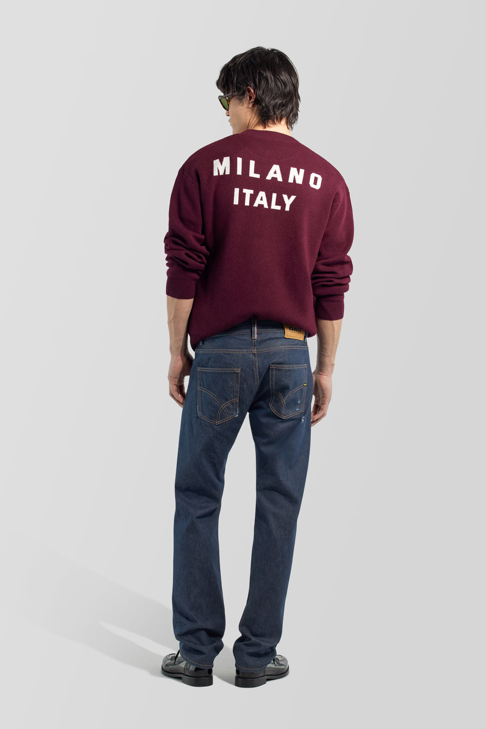 MORRIS SELV 17RO - Men's straight fit jeans Made in Italy - secondary image
