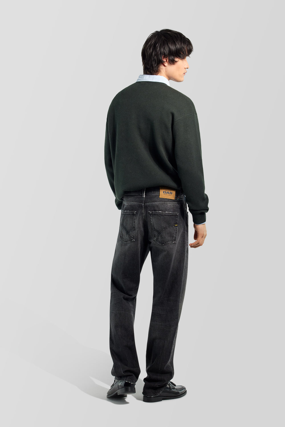 MAX SELV. 58BM - Men's straight fit jeans Made in Italy - secondary image