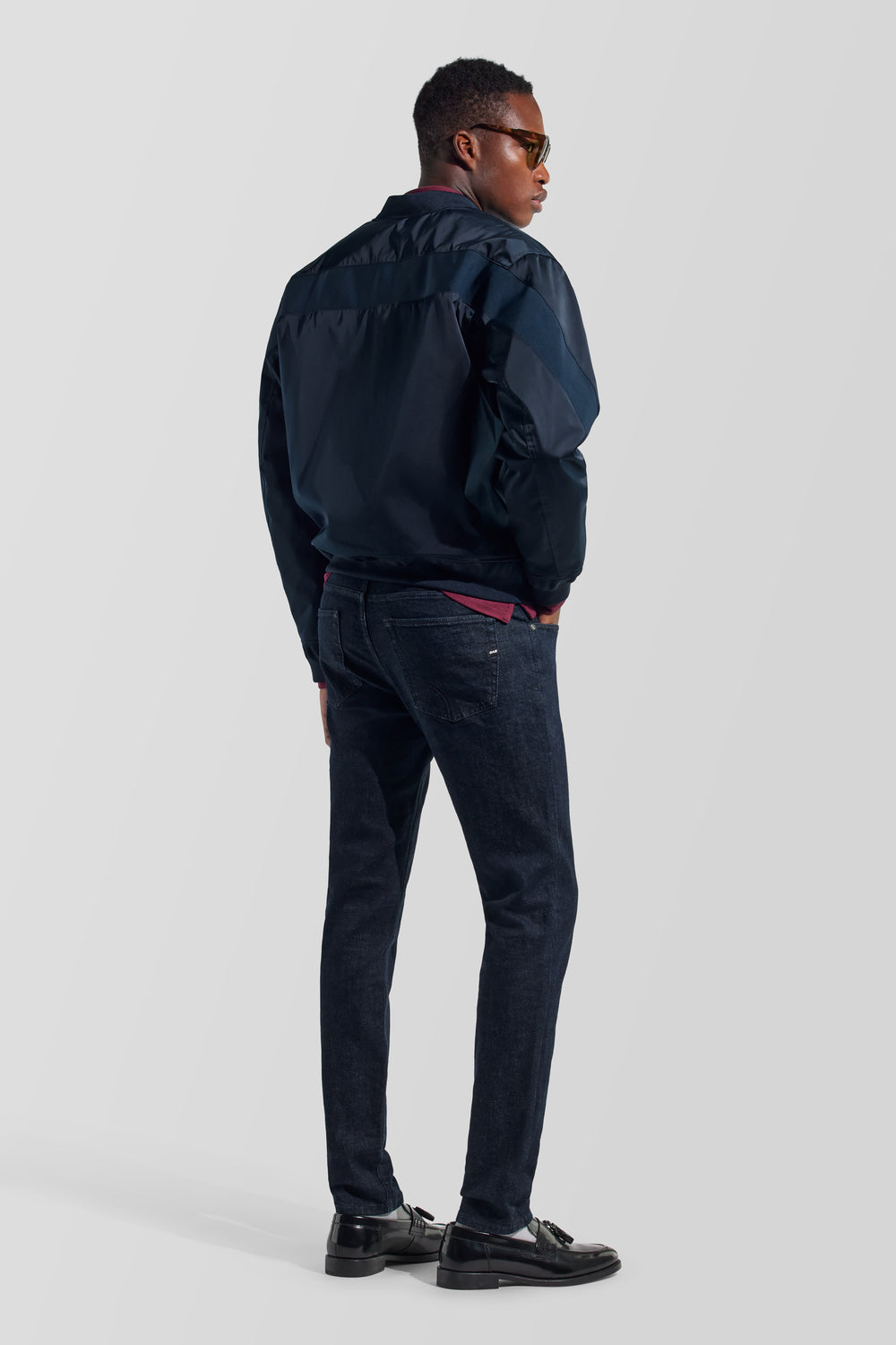 SAX ZIP REV 10RO - Men's 5-pocket skinny fit jeans - secondary image