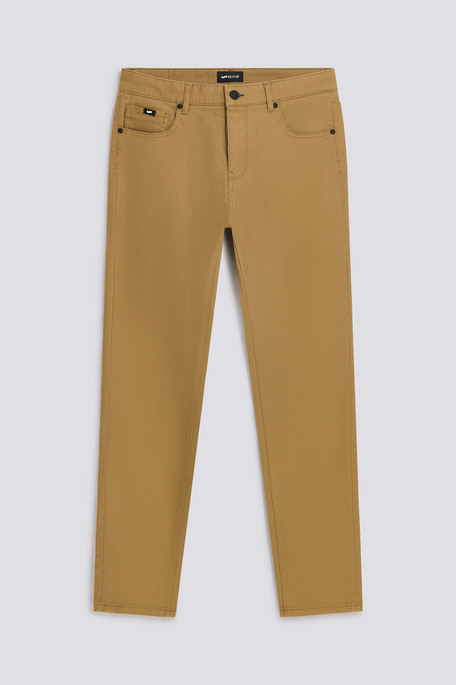 SAX ZIP REV 4862 - Men's Slim Fit Brown Pants - main image