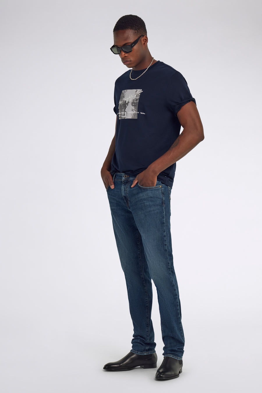 ALBERT SIMPLE REV 65MD - Men's slim fit jeans - main image