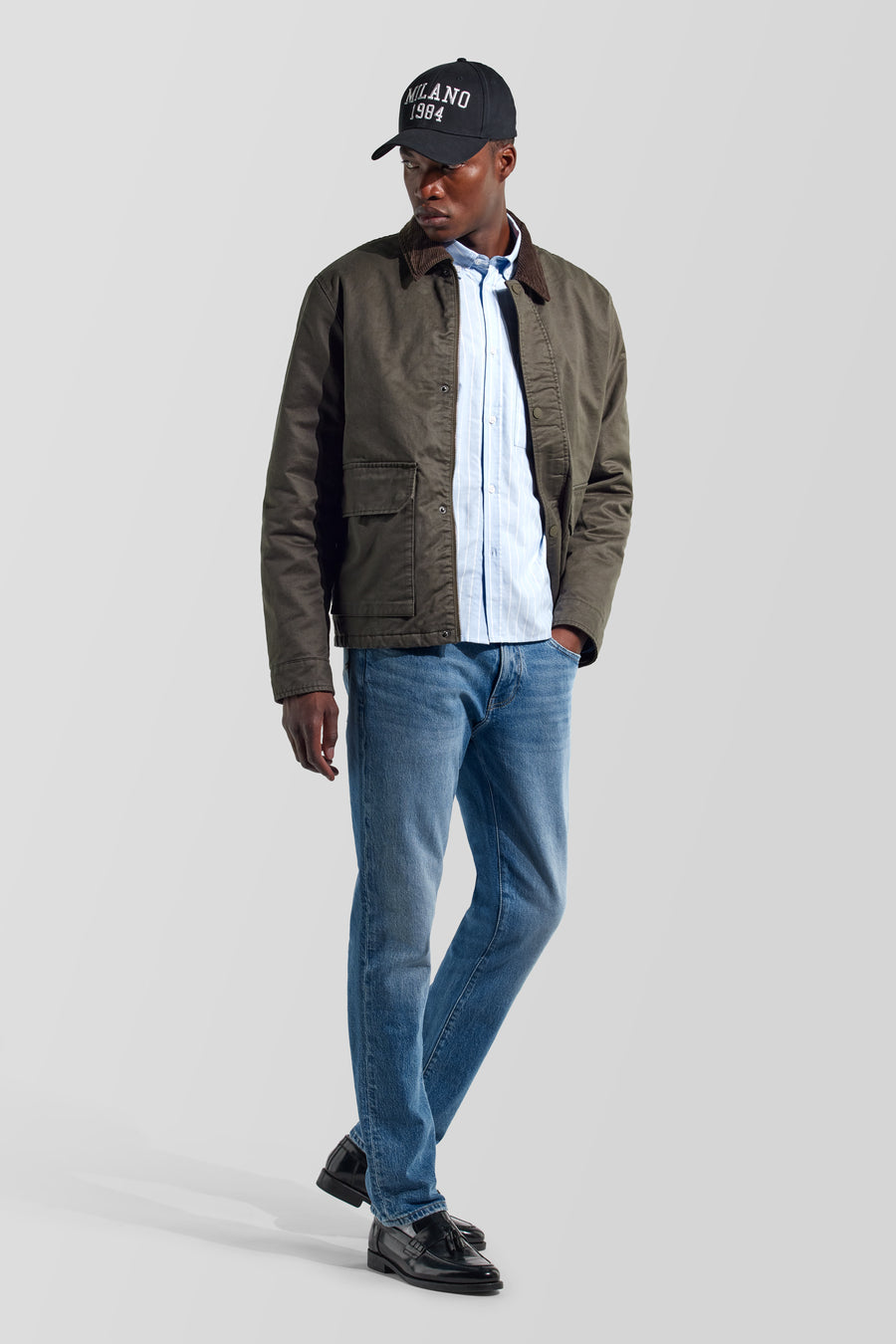 ALBERT SIMPLE REV 69MM - Men's 5-pocket slim fit jeans - main image
